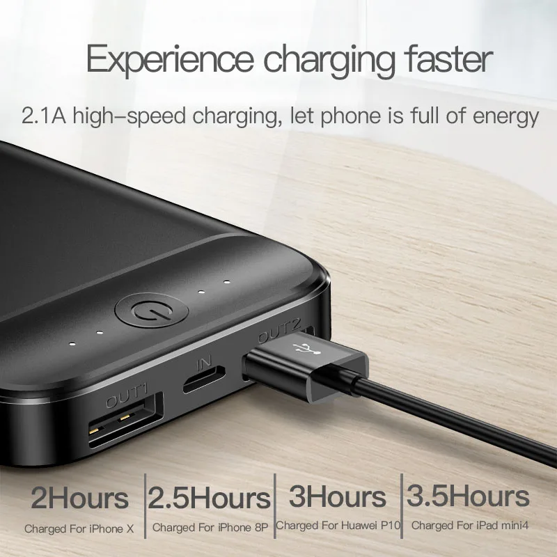 TOTU 10000mah Power Bank For iPhone Xs Xiaomi Poverbank External Battery Charger Pack Fast Charging Dual USB Mobile Powerbank TOTU 10000mah Power Bank For iPhone Xs Xiaomi Poverbank External Battery Charger Pack Fast Charging Dual USB Mobile Powerbank