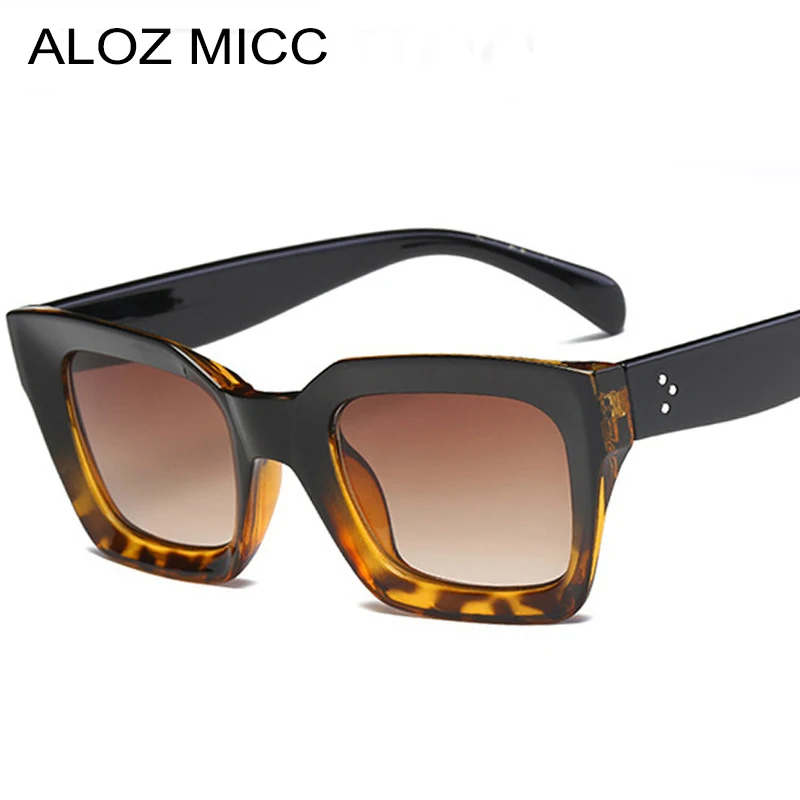 Популярные женские ацетатные солнцезащитные очки ALOZ MICC дизайнерские мужские