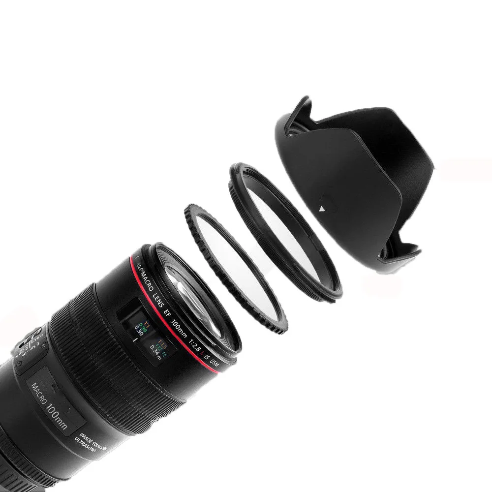 Reversible Petal Flower Lens Hood 10