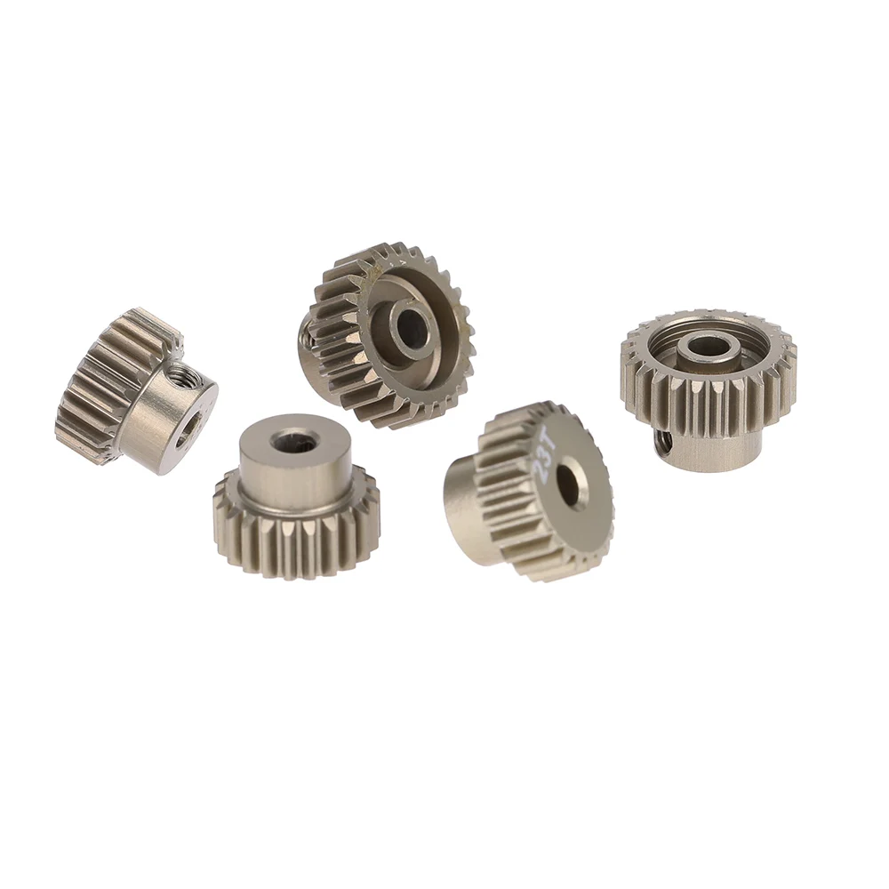 

Aluminum 7075 GoolRC 48DP 21T 22T 23T 24T 25T Pinion Motor Gear Combo Set for 1/10 RC Car Brushed Brushless Motor RC Spare Part