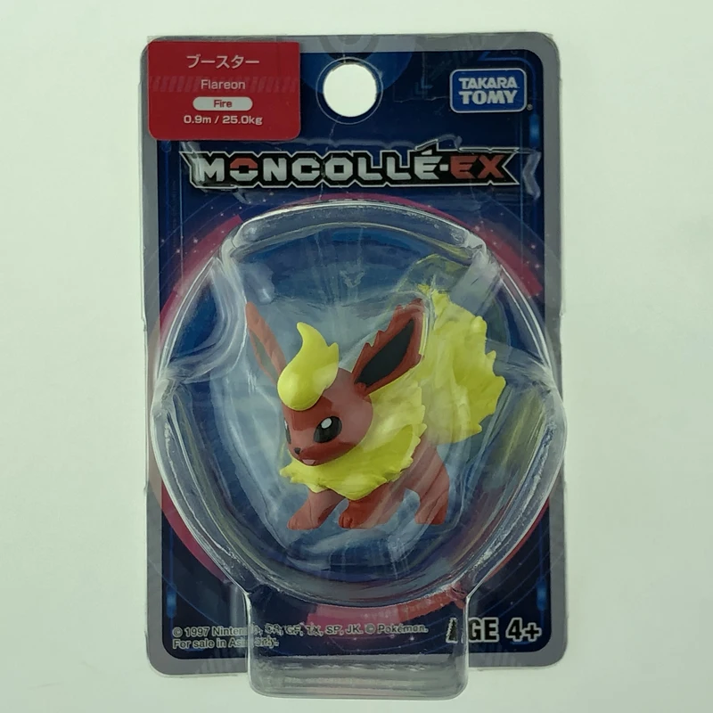 

Takara Tomy Pokemon Moncolle-EX Sun Moon 4cm Mini Toy Collection Figure Fire Flareon New