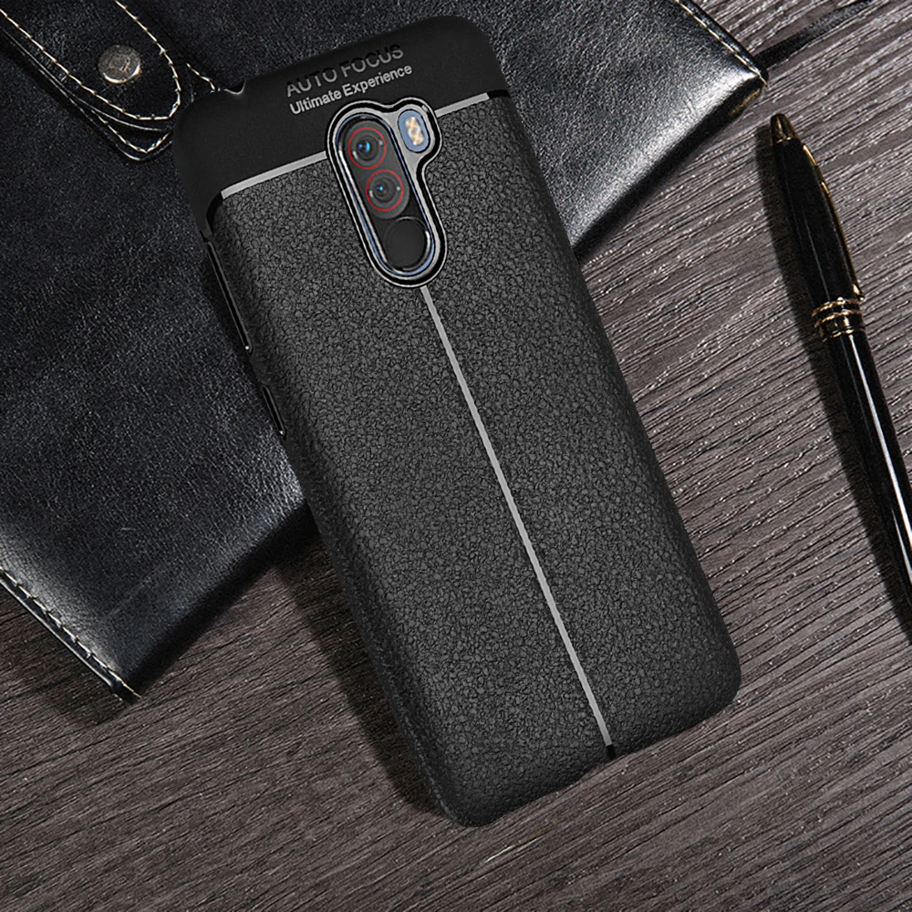 Businees Style Case For Xiaomi Mi A2 Lite 6X Max 3 Pro Mix 2 Cover PocoPhone F1 Leather MI 8 SE Explore Soft Silicone |