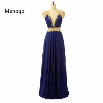 

Top Fashion Royal Blue Sheer Back Cap Sleeve Beaded Real Photo Evening Dresses 2020 Simple Women Special Occasion Dress Vestido