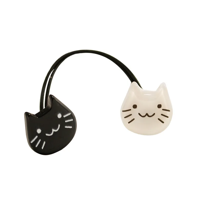 1pc Hair Chips Super Cute Cat Hair Rope Color Matching Cat Star Hair Ring Head Rope Hair Accessories G0502