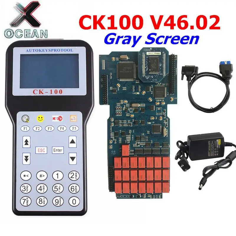 

New Generation V46.02 CK100 Programmer CK-100 Key Programmer No Tokens Limited CK-100 Support for Toyota G Chip& multi-languages