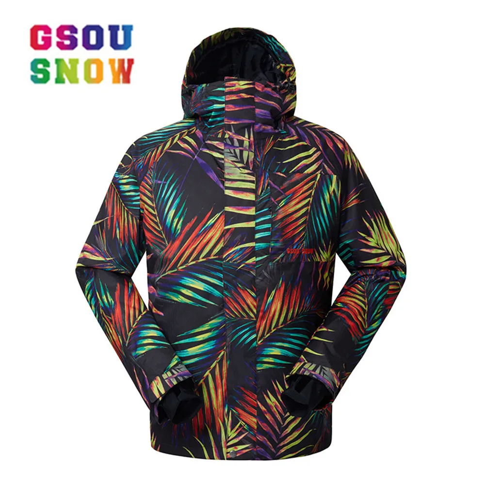 

GSOU SNOW Men Skiing Jacket Waterproof Breathable Boys Snowing Jacket High-Q Skiing And Snowboarding Warm Jacket Male Windproof
