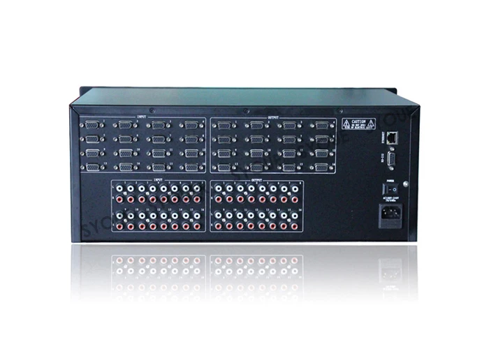 Матрица VGA swtich 16x16 8x16 16x8 с аудио и видеопереключателем RS232 ИК пульт дистанционного