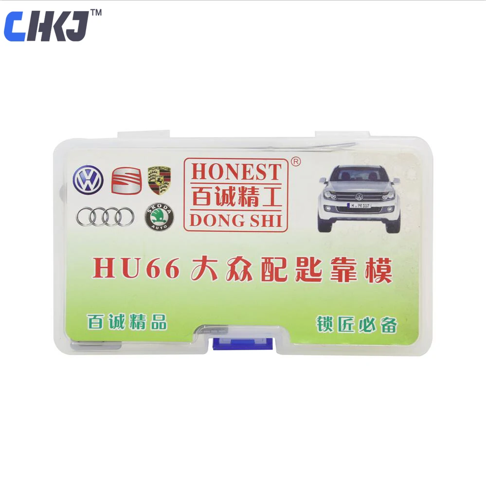 CHKJ 100% Genuine Honest Locksmith Tools Car Auto Key Profile Mould HU66 For VW Audi Skoda Porsche Key Duplicating Free Shipping