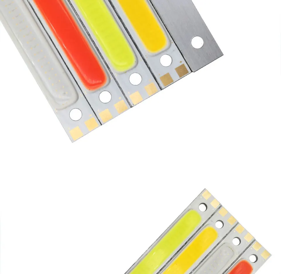 120mm 12v 10w 1000LM cob led light strip chip bulb lamp red blue white lighting (5)