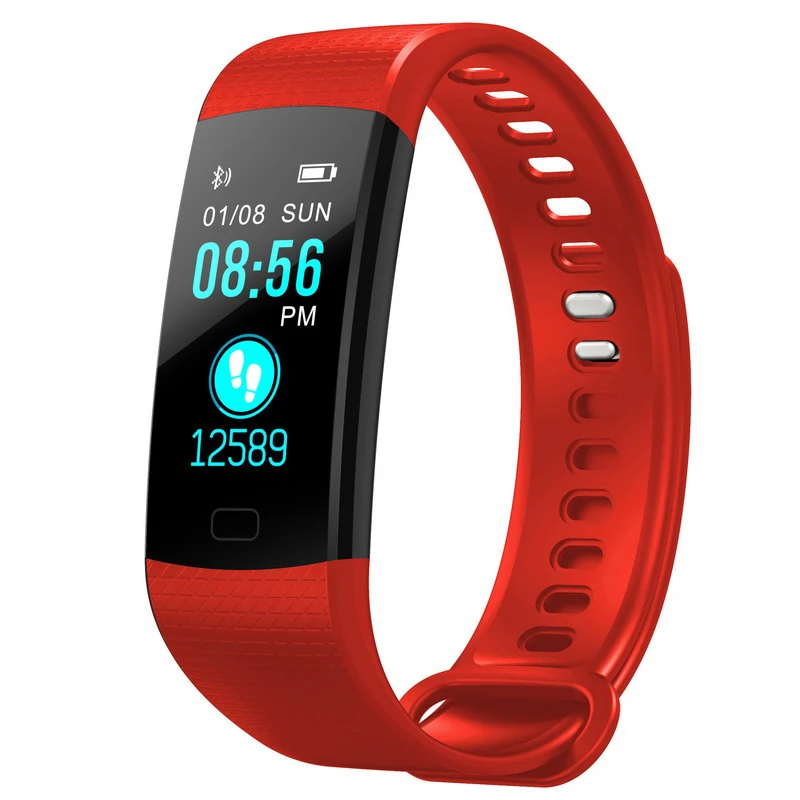 

OGEDA Women Y5 Color Screen Wristband Watch Smart Electronics Bracelet Waterproof Heart Rate Activity Fitness for Xiaomi iPhone
