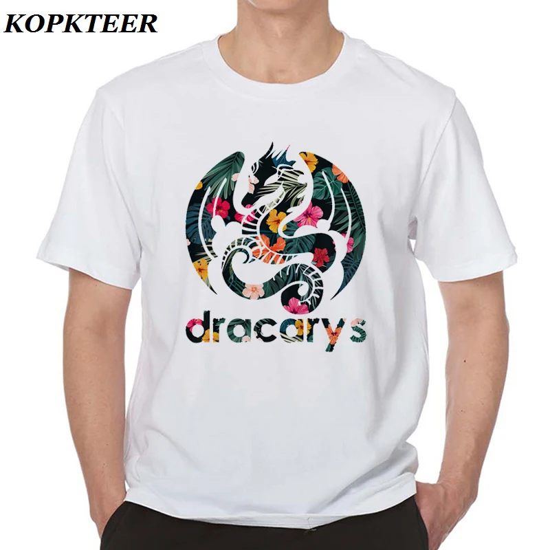 

Men Clothes 2019 Cotton Graphic Tees Harajuku T Shirt Tee Shirt Homme Dracarys Aesthetic Gothic Tees Tops Camisetas Hombre
