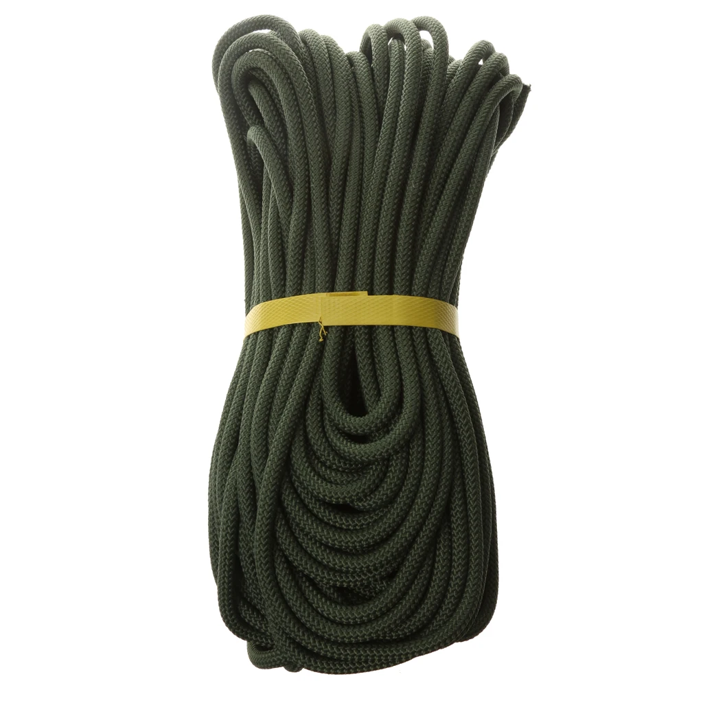 Details about   Climbing Safety Sling Rappelling Rope Auxiliary Cord 10m Army Green
