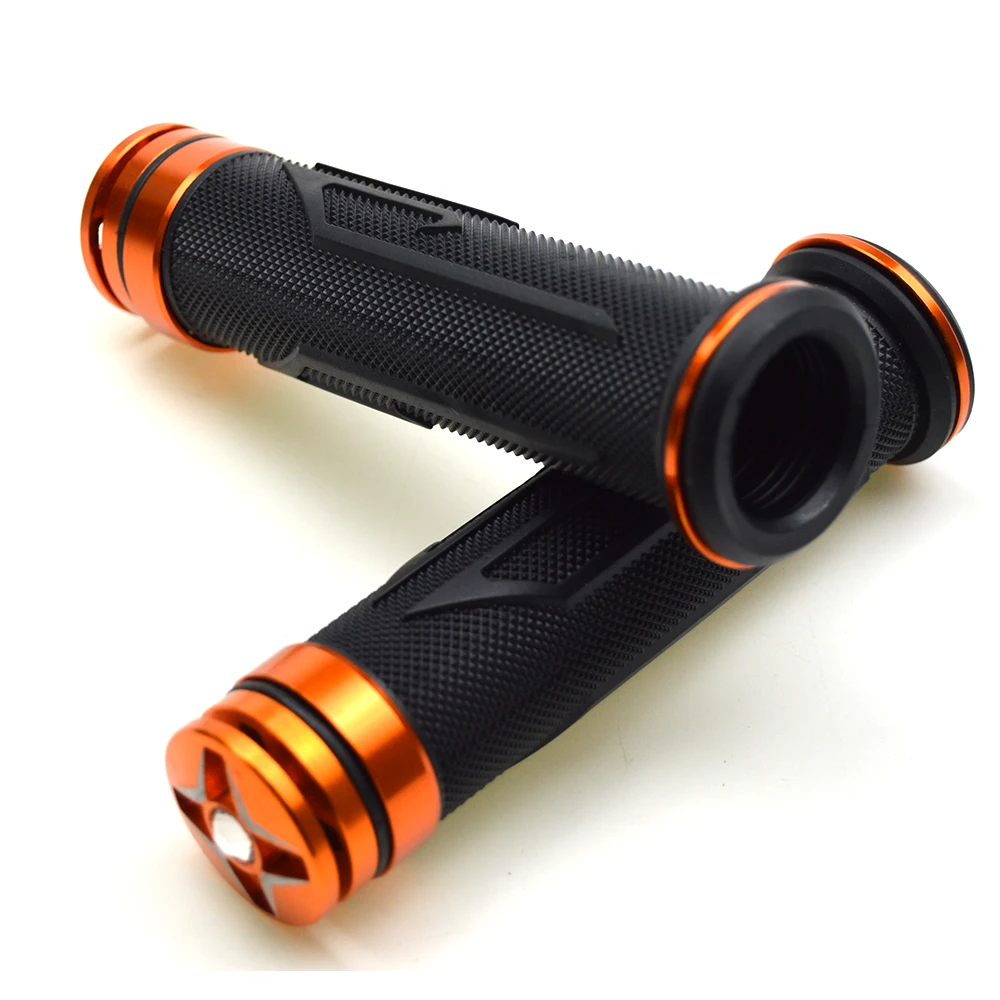 1pair 7/8" Handlebar Grips Motorcycle Universal Rubber Motorbike Handle Grips For Suzuki Honda