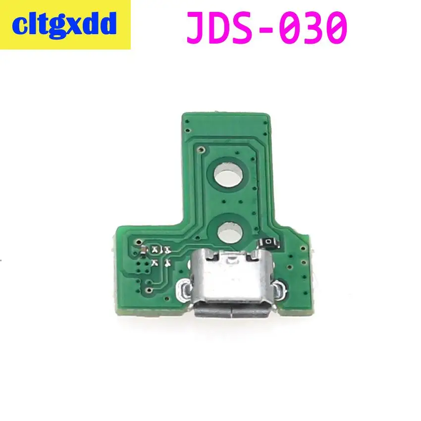 Cltgxdd для PS4 контроллер usb порт зарядки разъем платы 12Pin JDS 001 011 030 040 055 14Pin 001 соединительный кабель - Цвет: 030