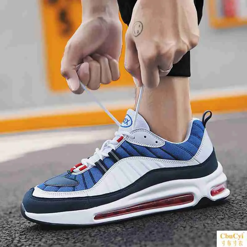 

2019 air cushion running shoes for men Sneakers music rhythm upgraded soft Deodorant insole for outdoor athletic jogging