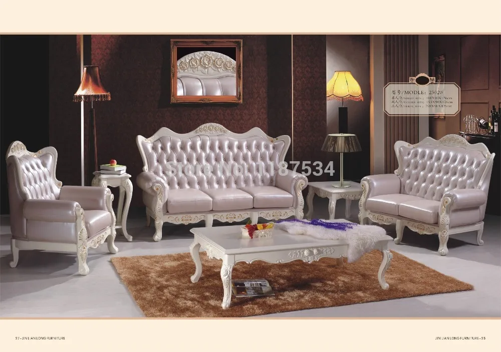 K2302 Living room furniture European style sofa sets high grade living