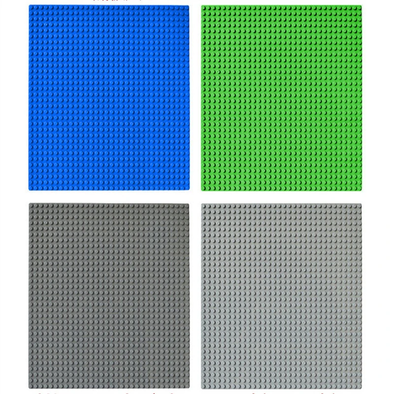

Big Size 38.5*38.5CM Baseplate Small Blocks Base Plate Not Compatible with Legoe Duploe Early Learn Brick DIY Toys BlocksPlate