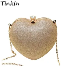 Tinkin мини женская сумка Сердце жемчуг модная вечерняя сумка часть времени должна иметь сумку лучшая сумка на плечо Чехол для мобильного телефона