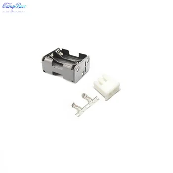 

30Pcs 6xAA Back-Back Battery Case Holder Socket Wire Junction Boxes With 15cm Wires, XH 2.54 Header and Crimps