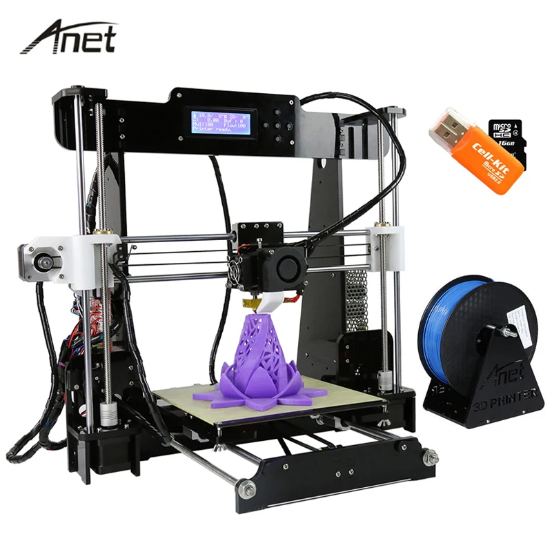 Anet A8 Impresora Auto Leveling/Normal I3 Imprimante 3D DIY Kit Aluminum Hotbed Gift 8G SD Card 10M PLA Filament 3D Printer Anet A8 Impresora Auto Leveling/Normal I3 Imprimante 3D DIY Kit Aluminum Hotbed Gift 8G SD Card 10M PLA Filament 3D Printer