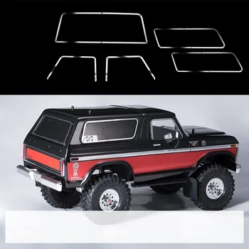 

5pcs Window Metal Frame Scratchproof Decorative Plates For 1/10 Rc Crawler Car Bronco Ranger