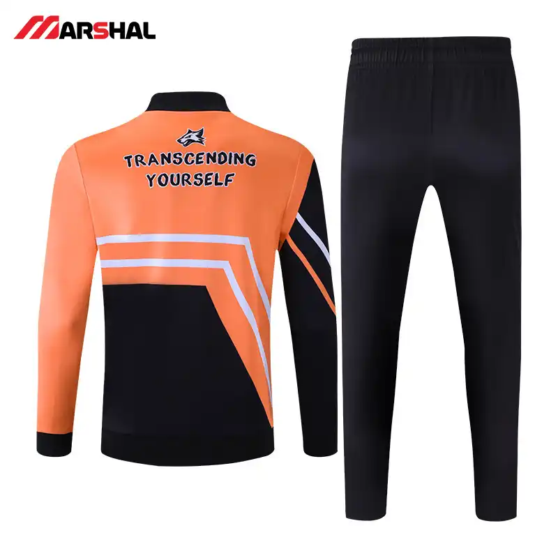 New popular design for sportswear football team polyester tracksuit ...