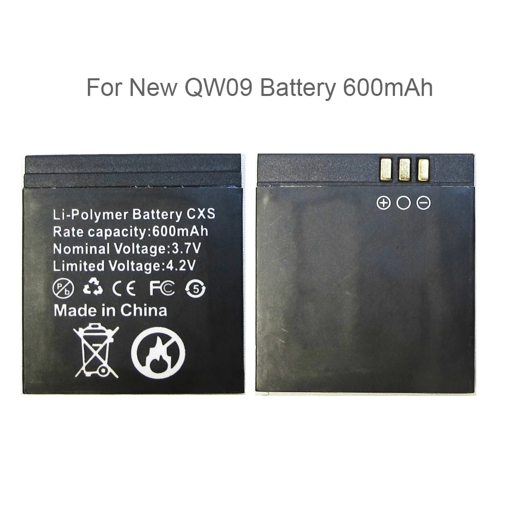 OCTelect QW09/QW08/Q9 600 мАч батарея для WEN QW09 смарт часы телефон QW09 батарея обратите внимание на большой размер