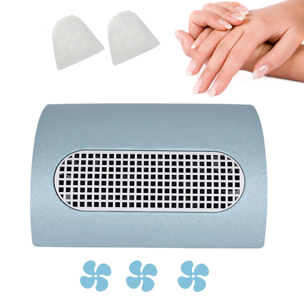 

15W Nail Art Suction Dust Collector with 3 Fans UV Gel Polish Tip Dust Collector Vacuum Suction Apparatus for Manicure Machine