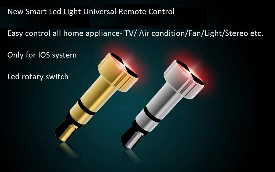 

Smart Remote Control Switch Controller Dust Plug For IPhone Ipad IOS Air Conditioner/TV/DVD/Fan/All Home Appliances