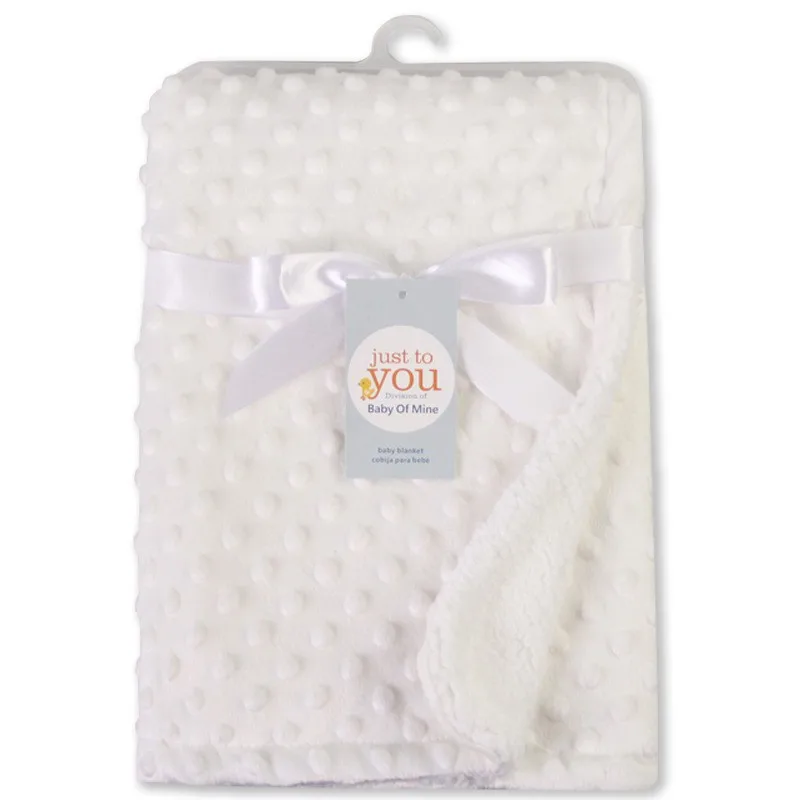 MOTOHOOD Fleece Baby Blankets Newborn Muslin Blanket Velvet Muslin Swaddle Wrap Blankets Super Soft Baby Room Accessories (3)