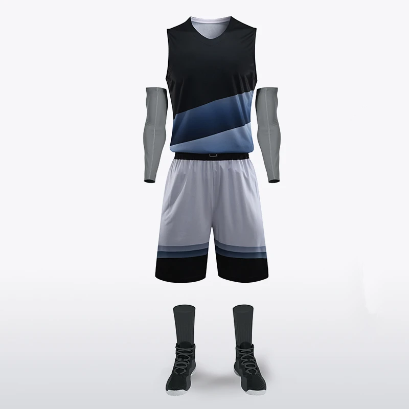 Полосатый Детский Мужской Тренировочный Набор для баскетбола, пустые спортивные костюмы для колледжа, дышащие баскетбольные майки, форма с принтом