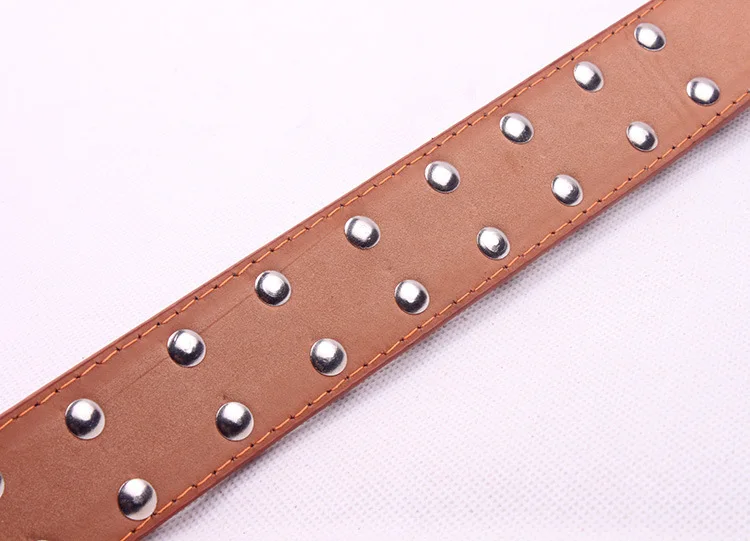 Ошейник для собак из ПУ кожи с заклепками и шипами|dog collar pu|leather dog collardog |