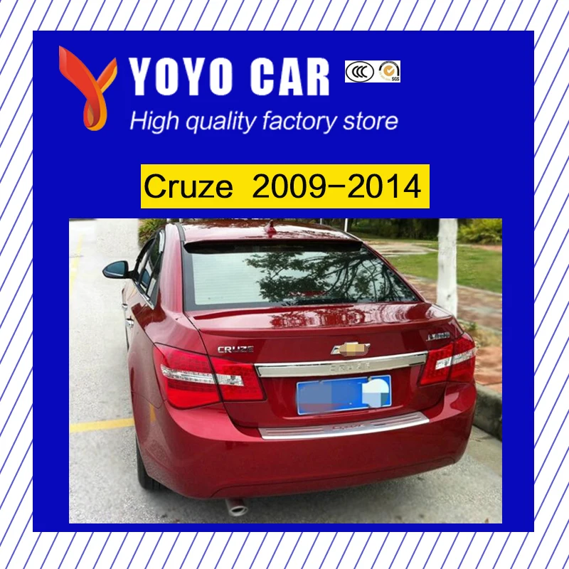 

Hot sale ABS primer black white red ect color car rear lip spoiler for Cruze 2009 2010 2011 2012 2013 2014