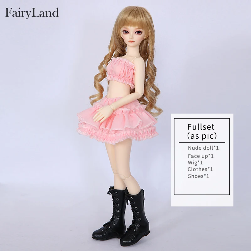 Fairyland Minifee shushu 1/4 BJD кукла Moe девушка тело смолы фигурки модели кукол глаза высокое качество игрушки магазин - Цвет: Fullset as Pic