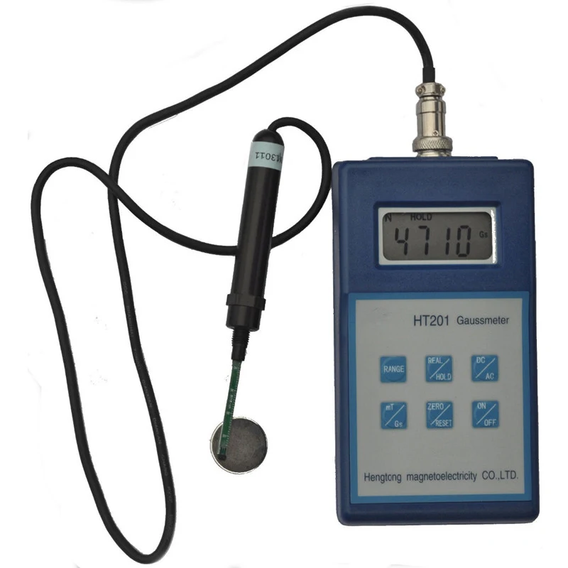 New Professional Digital Gauss Tesla Meter Gaussmeter HT201 Handheld