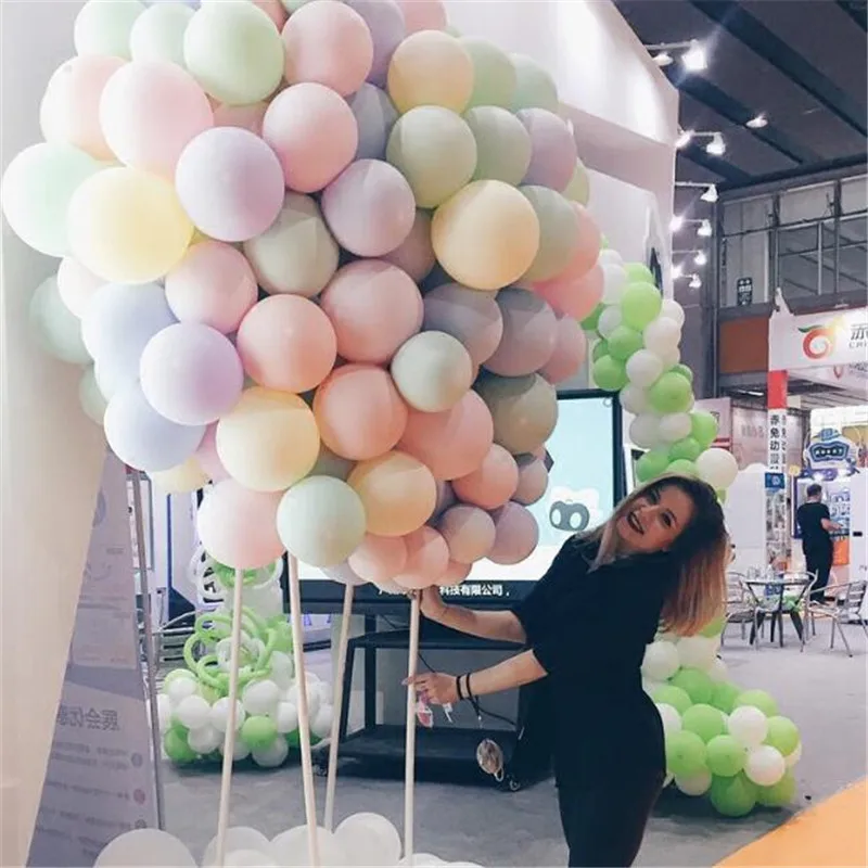 

100pcs 10inch Latex Balloon Macaron Color Wedding Decoration Balloons Baby Birthday Party Valentine's Day Decor