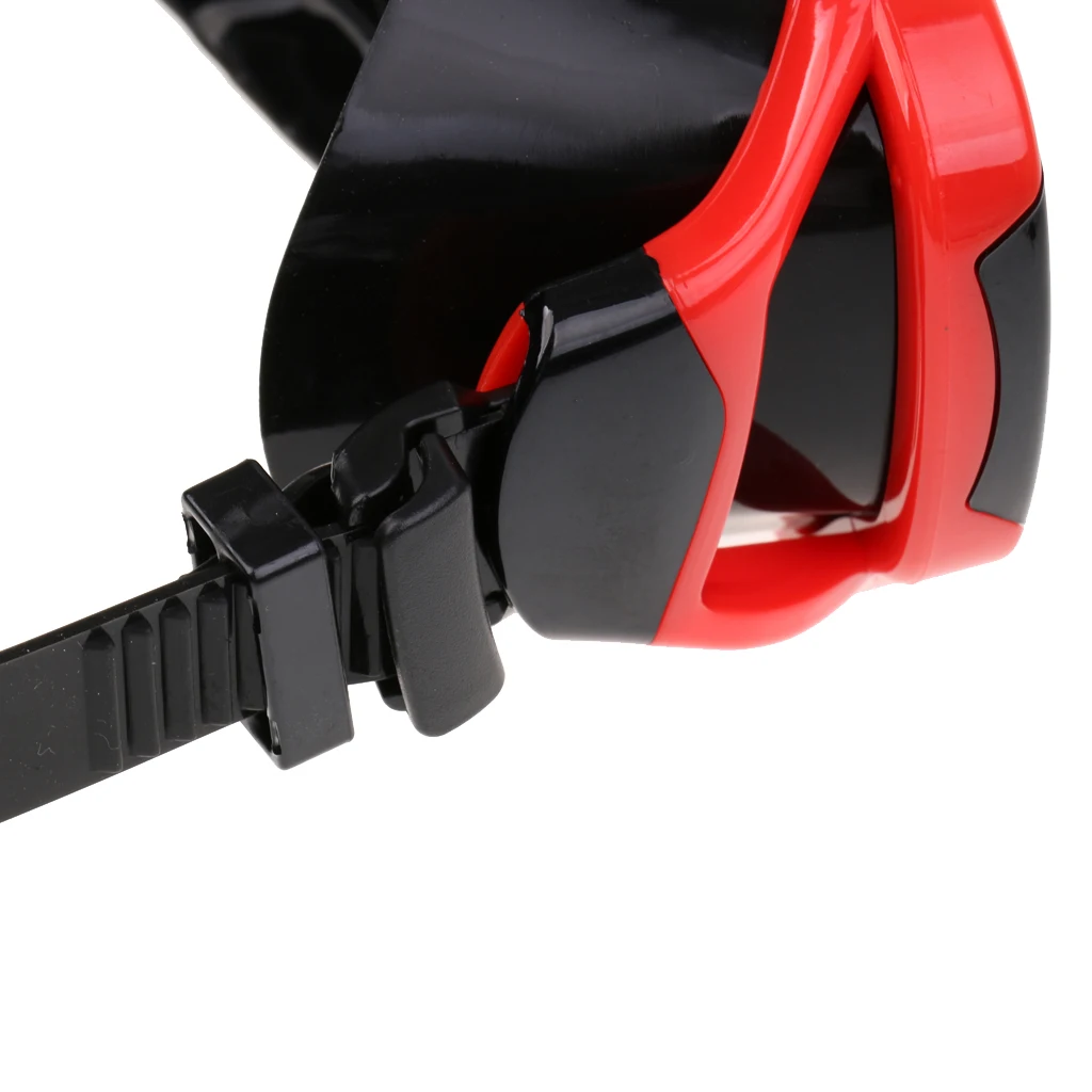 Youth Kids Silicone PVC Freediving Snorkeling Scuba Diving Mask Anti Fog Wide View Tempered Glass Lenses Swim Goggles