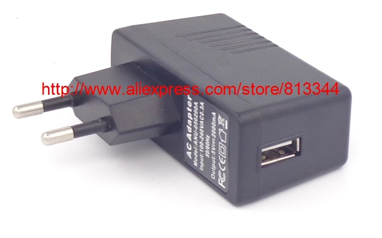 2 шт. интеллектуальные IC решения ЕС Plug AC 100-240 В/DC 5 В 2A USB зарядное устройство адаптер питания USB настенный домашний офис