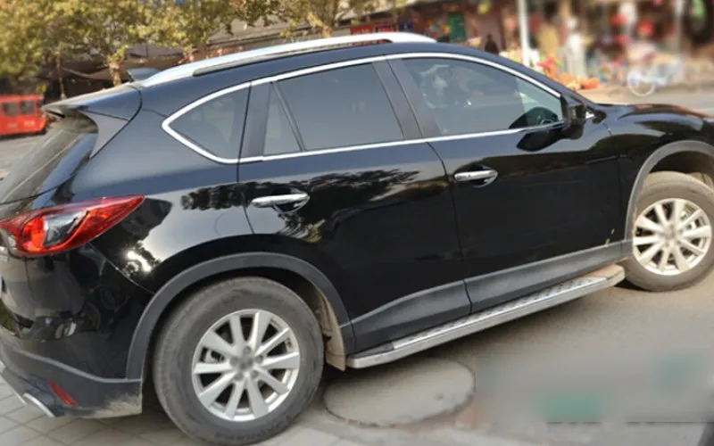 Для Mazda CX-5 CX5 2013 стайлинга автомобилей Экстерьер нержавеющей Полный Окно Планки без Столп Обложка Накладка 14 шт