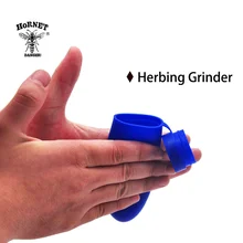 HORNET силиконовая мельница Премиум FDA ручная Точильщик для табака, травы, мельница для специй, небьющаяся для табака, портативная