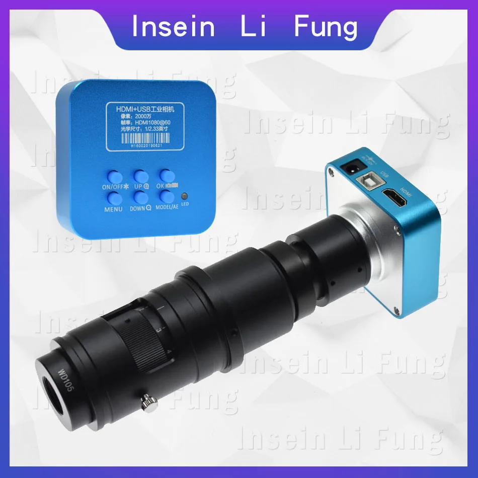 20MP 1080 P 60FPS HDMI Elektronische Video Microscoop Camera USB Vergrootglas + 10X-300X Volledige Focus Zoom C-Mount Lens PCB Telefoon Reparatie 20MP 1080 P 60FPS HDMI Elektronische Video Microscoop Camera USB Vergrootglas + 10X-300X Volledige Focus Zoom C-Mount Lens PCB Telefoon Reparatie