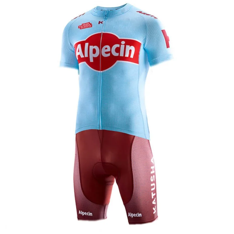 pro team FDJ aero велокостюмы цельный короткий рукав летний Боди Одежда для велосипеда MTB Ropa Ciclismo speedsuit - Цвет: 19 alpecin