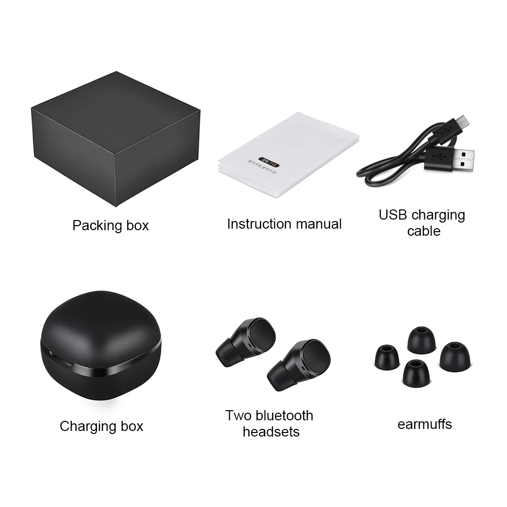 TEAMYO T1X TWS беспроводные наушники Bluetooth 5 0 свободные руки спортивные игровая