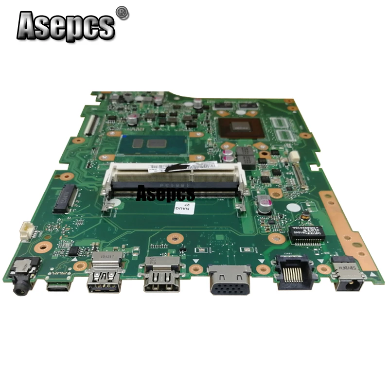 Asepcs X756UX MAIN_BD. Ноутбук Материнская плата Asus X756U X756UXM K756U X756UB материнская плата DDR3 I7-6500U/AS GTX950M-2GB тест проведен