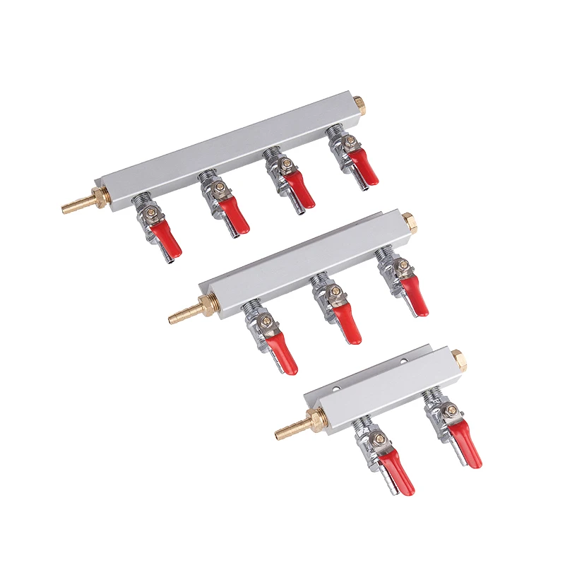 Многоходовой homebrew Co2 воздушный газовый распределительный коллектор разветвитель разливного пива Kegerator 1/4 Барб