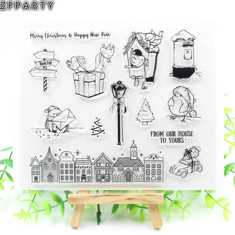 

ZFPARTY New Transparent Clear Silicone Stamp/Seal for DIY scrapbooking/photo album Decorative Card Making