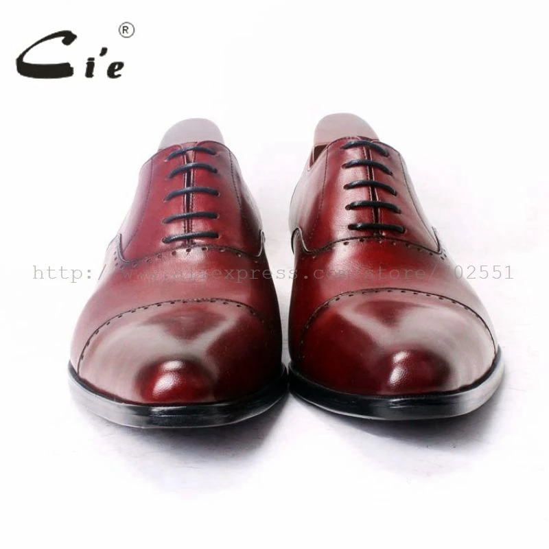 Cie мужские туфли из 100% натуральной телячьей кожи с заостренным носком дышащие