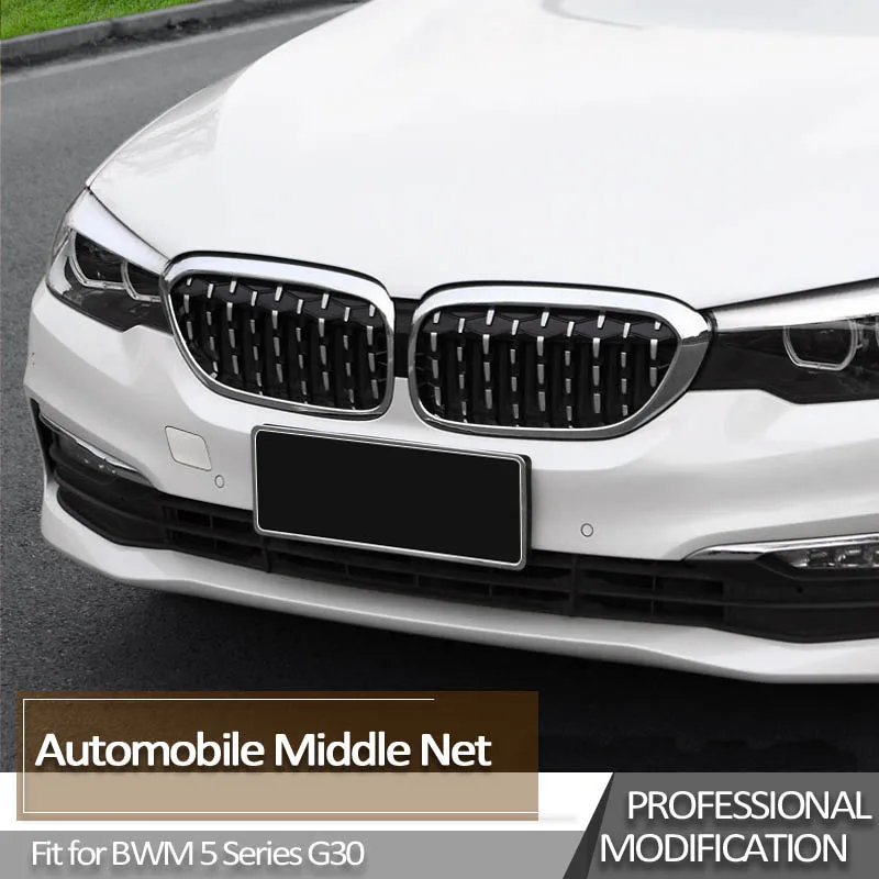 Overe 1 Набор передних гоночных грилей для BMW G30 G38 5 Series 2017 2018 2019 520i 530i 540i M5