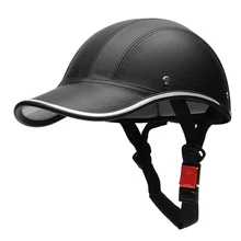 Moto Mezzo Casco Berretto Da Baseball StyleHalf Viso Casco Bici Elettrica Scooter Anti-Uv Cappello Duro di Sicurezza