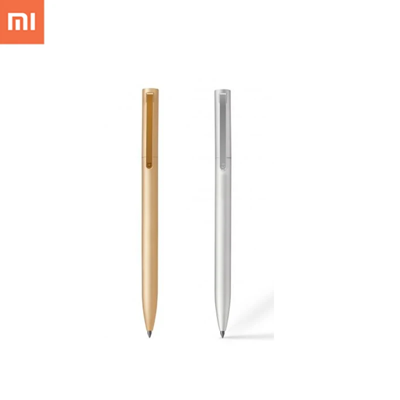 

Original Xiaomi Metal Pens Mijia Sign Pens 9.5mm Signing Pens PREMEC Smooth Switzerland Refill MiKuni Black Refill